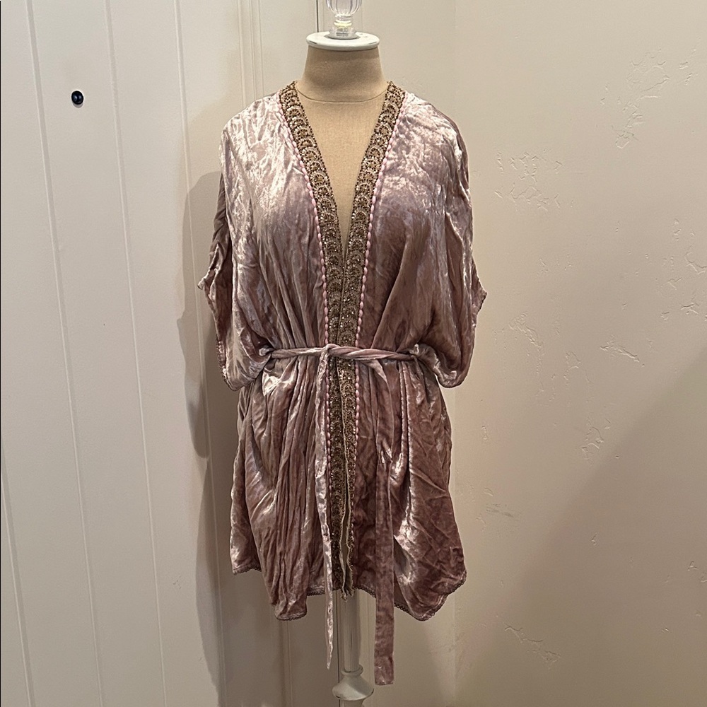 Blink London Beaded Top with Tie Belt